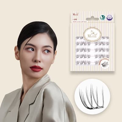 ヴィーガン・ノーグルーつけまつげ 全6種から1